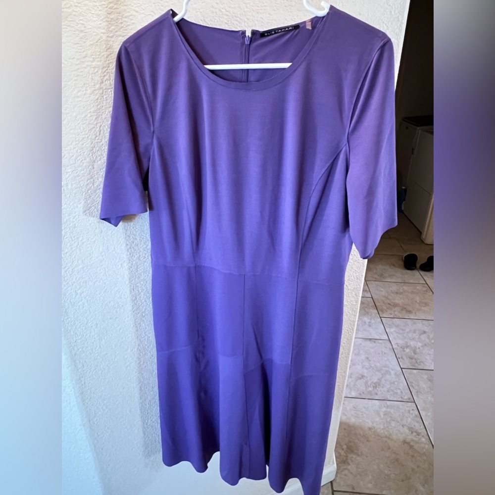 Elie Tahari purple dress